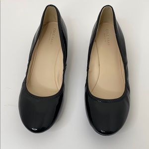 Cole Haan  black wedge pump slip on shoes size 11